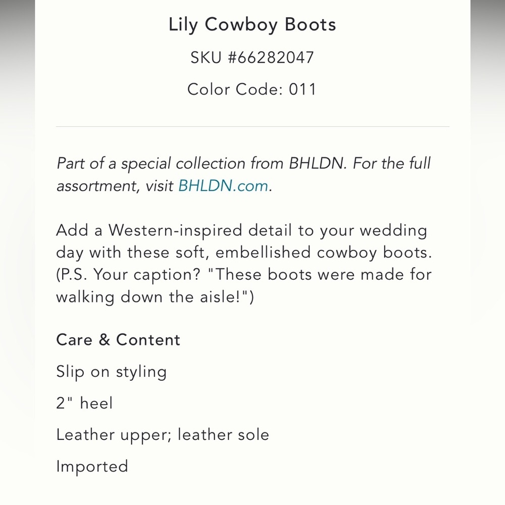 Lane Lily Boot Western Boot Size 8 NWT NWT - image 6